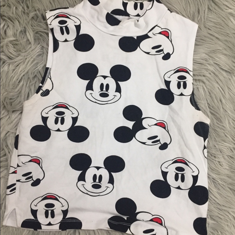Mickey Mouse High Neck Tank